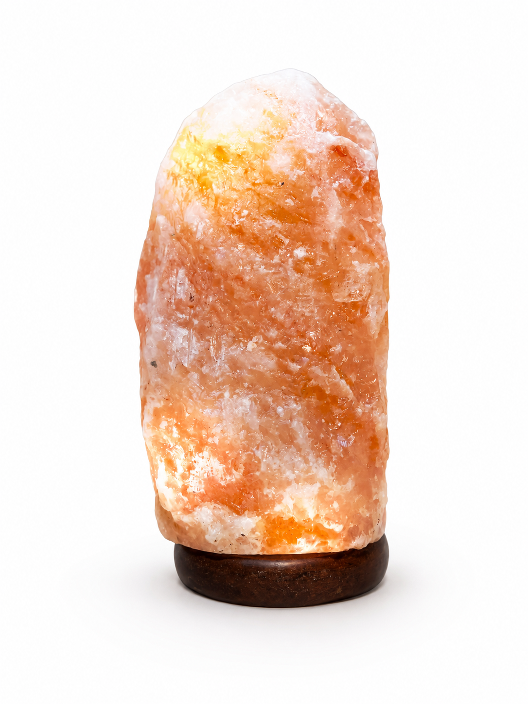 Lámpara de sal rosa del himalaya