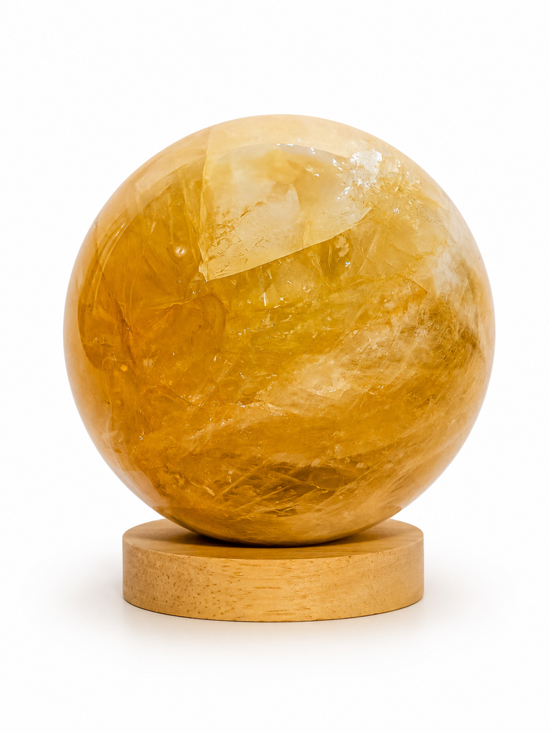 Esfera de Calcita Amarilla Natural · 1,54 kg
