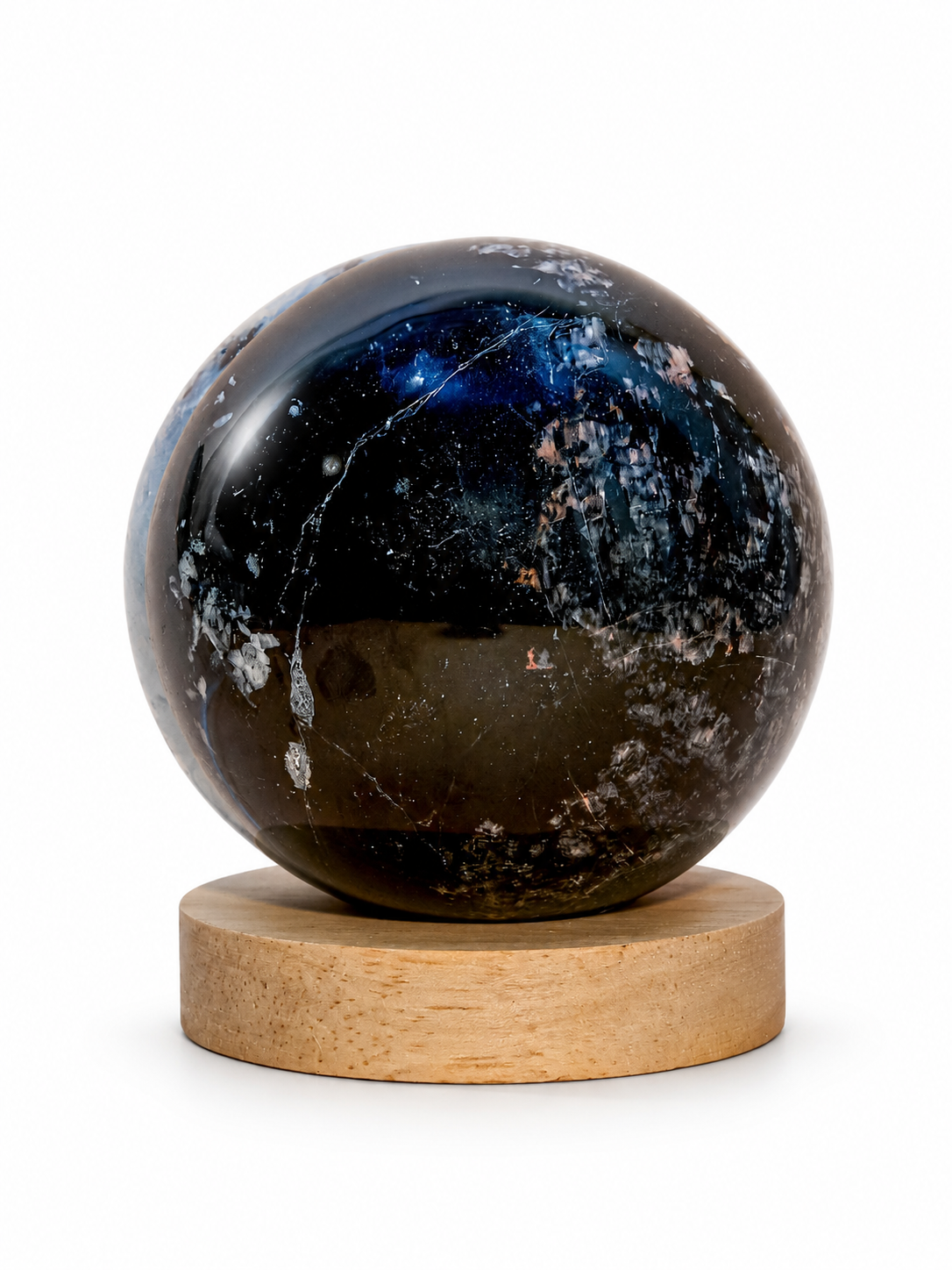 Esfera de rodonita natural · 0,66 kg