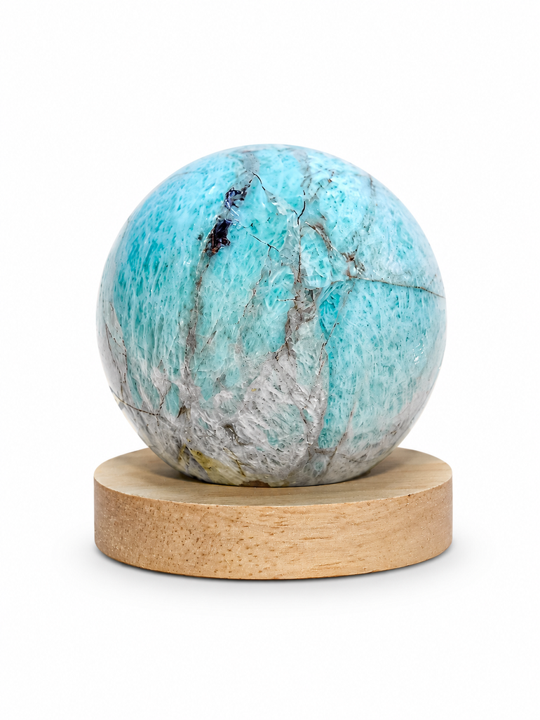 Esfera de Amazonita Natural · 294 g · 19,5 cm