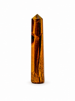 Cargar imagen en el visor de galería, Punta de Ojo de Tigre Natural Pulida – Generador Decorativo
