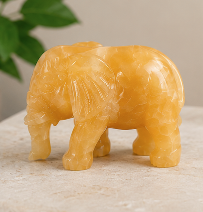 Elefante de Jade amarillo de Prismática.