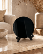 Cargar imagen en el visor de galería, Espejo de Obsidiana Negra de Prismática.
