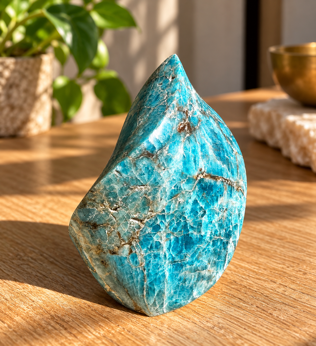 Flama apatito de madagascar de prismática
