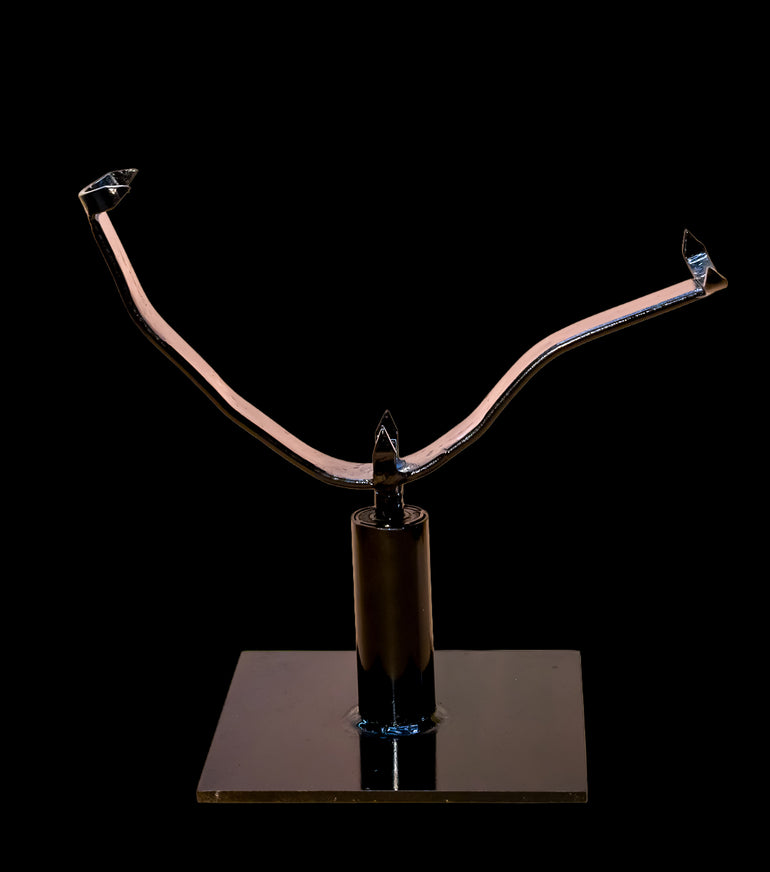 Portal Amatista Grande 8,5 kg con Base de Hierro