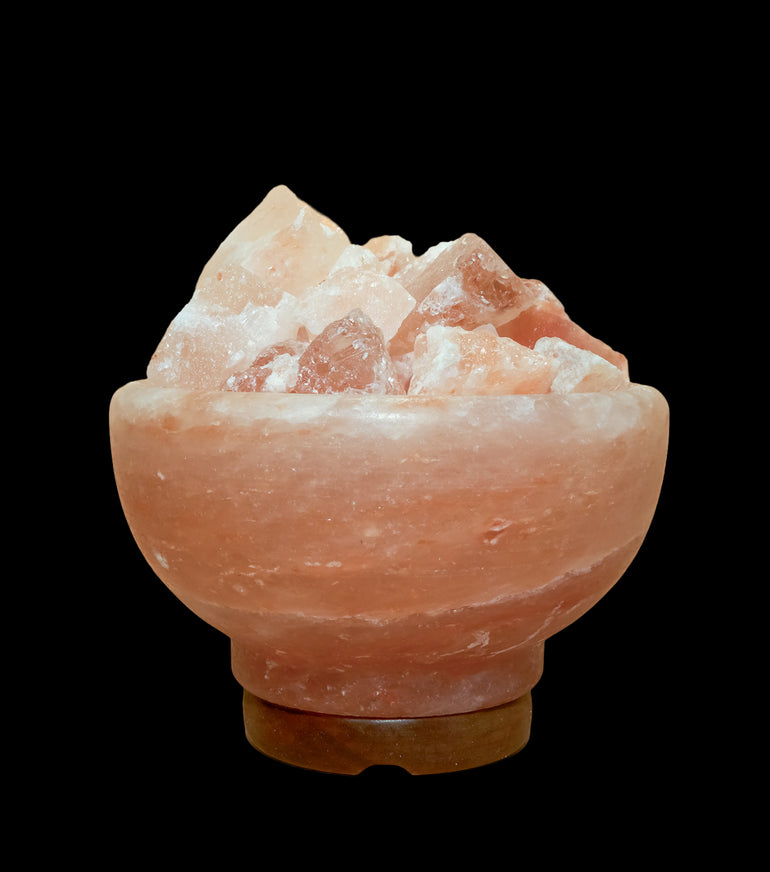 Cuenco Lámpara de Sal del Himalaya